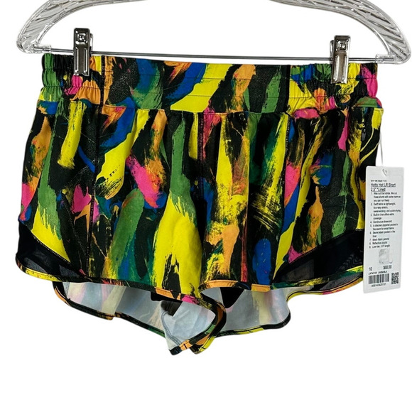 Lululemon Hotty Hot Low-Rise Shorts 2.5" Lined Multi Color Women's Size 8 NWT - Picture 1 of 9